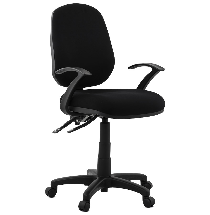 Alterego Silla de oficina TIPI Color de la montura Negro Asiento Negro