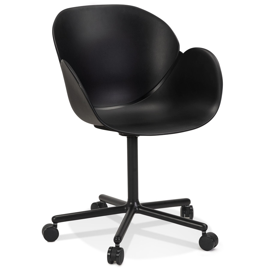 Alterego Silla de oficina ORION Color de la montura Negro Asiento Negro