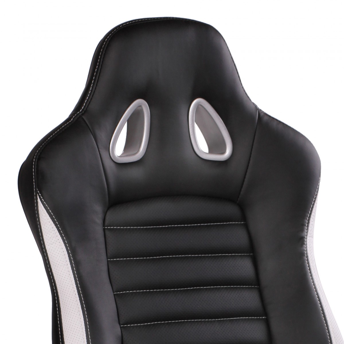 Oficina  racer silla ejecutiva para juegos negra con apariencia de cuero con reposabrazos tapizados 110 kg asiento deportivo silla giratoria reposacabezas silla de escritorio de carrera diseño de jugador silla giratoria moder