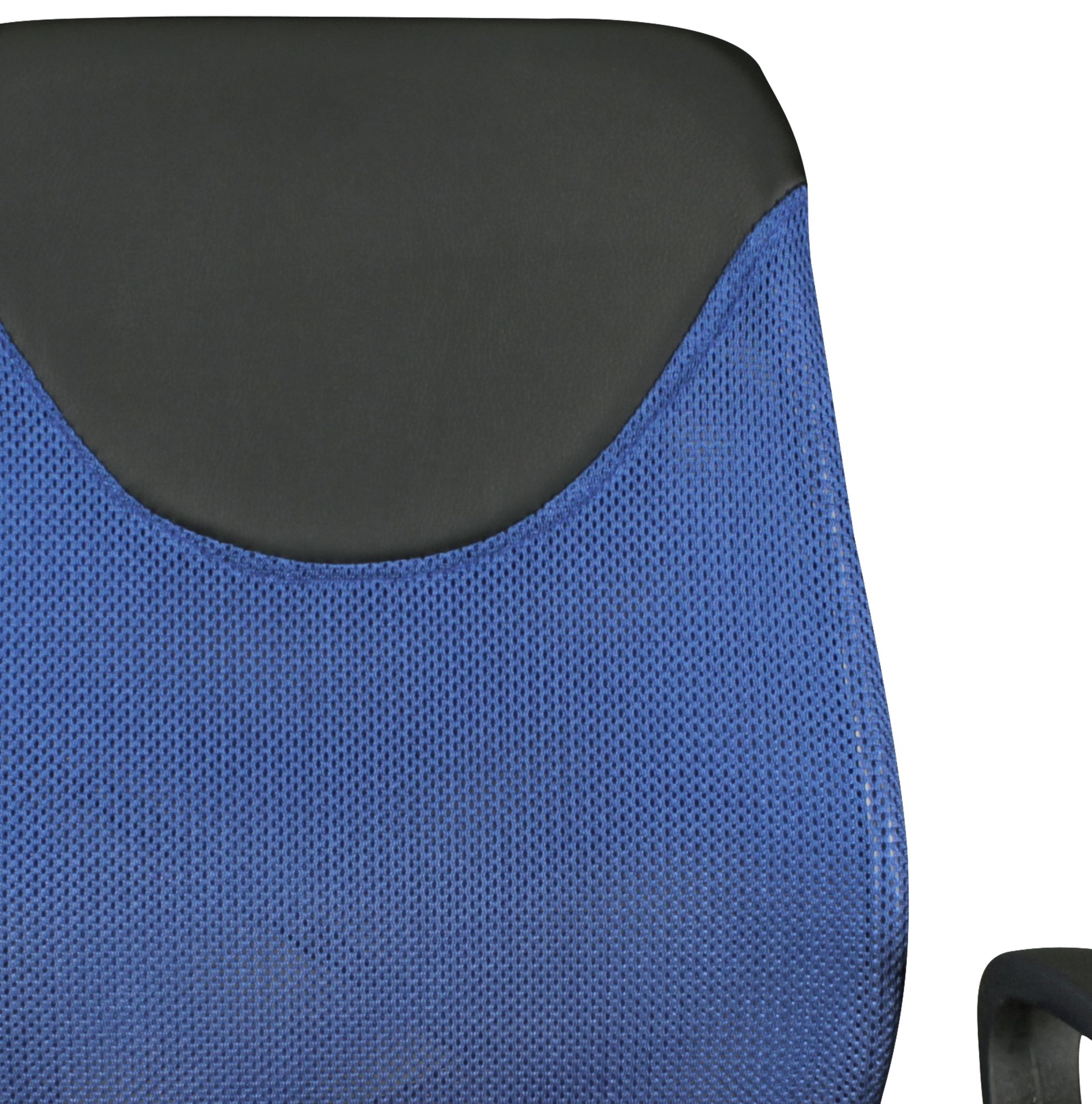 Silla de escritorio hijos kika azul negro para niños de 6 a resto