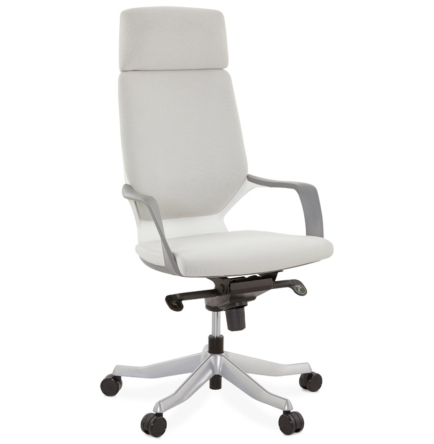 Alterego Silla de oficina BABEL Color de la montura Metal Asiento Gris