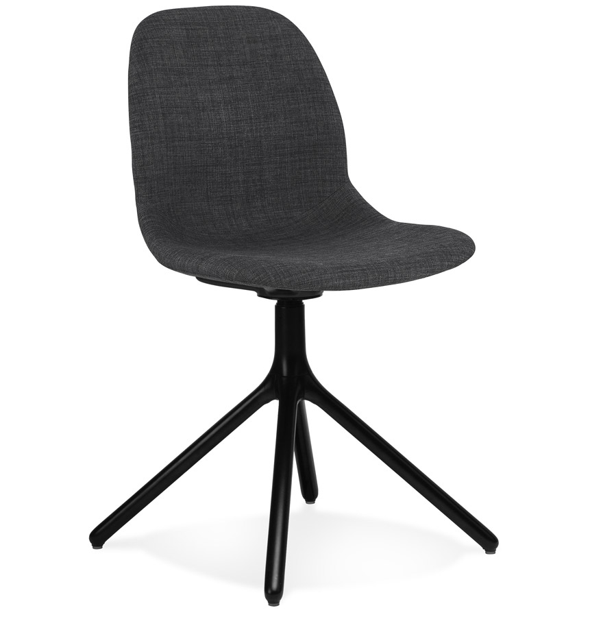 Alterego Chair PAVONIS Color de la montura Negro Asiento Gris oscuro