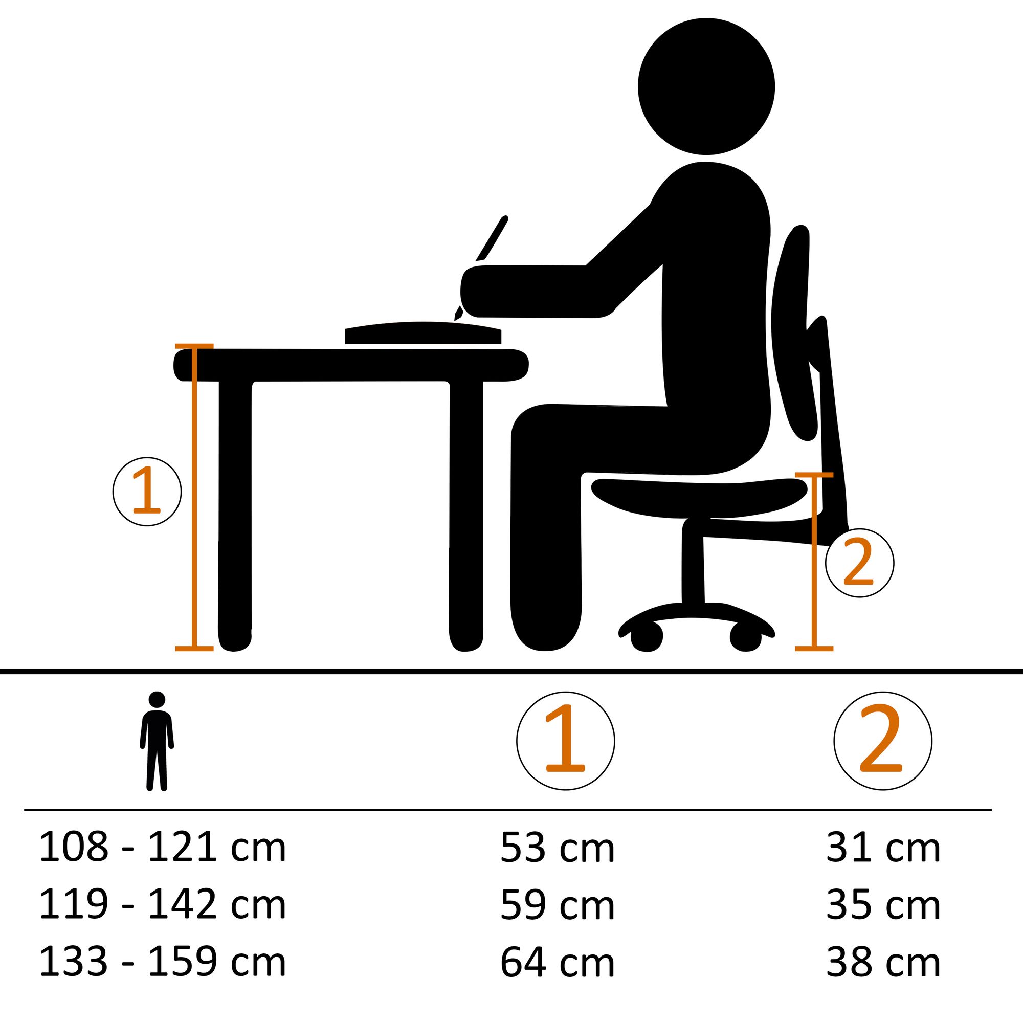 Silla de escritorio infantil salerno para niños a partir de 6 años con respaldo ruedas silla giratoria para niños silla de oficina para niños ergonómica silla juvenil ajustable en altura para niñas niños rosa silla de habitación inf