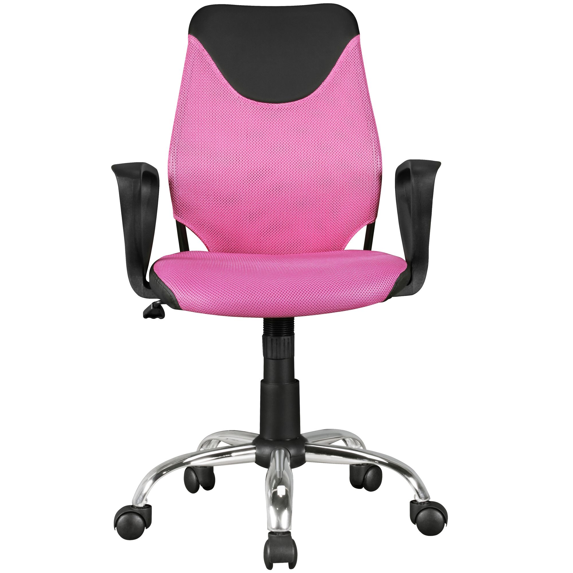 Silla de escritorio hijos kika negro rosa para niños de 6 a resto