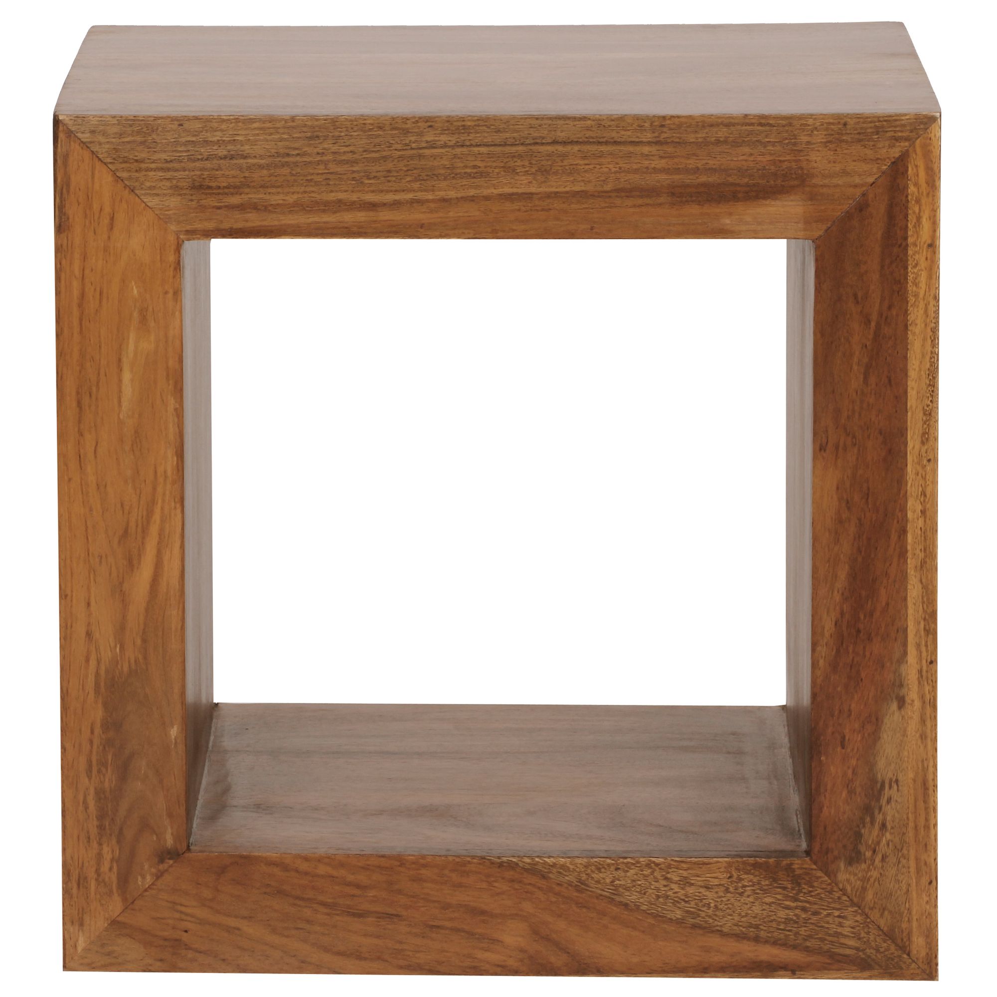 Pie estanterías high cube diseño de validez del producto natural de estilo rústico tabla de madera estante de madera maciza sheesham 44cm