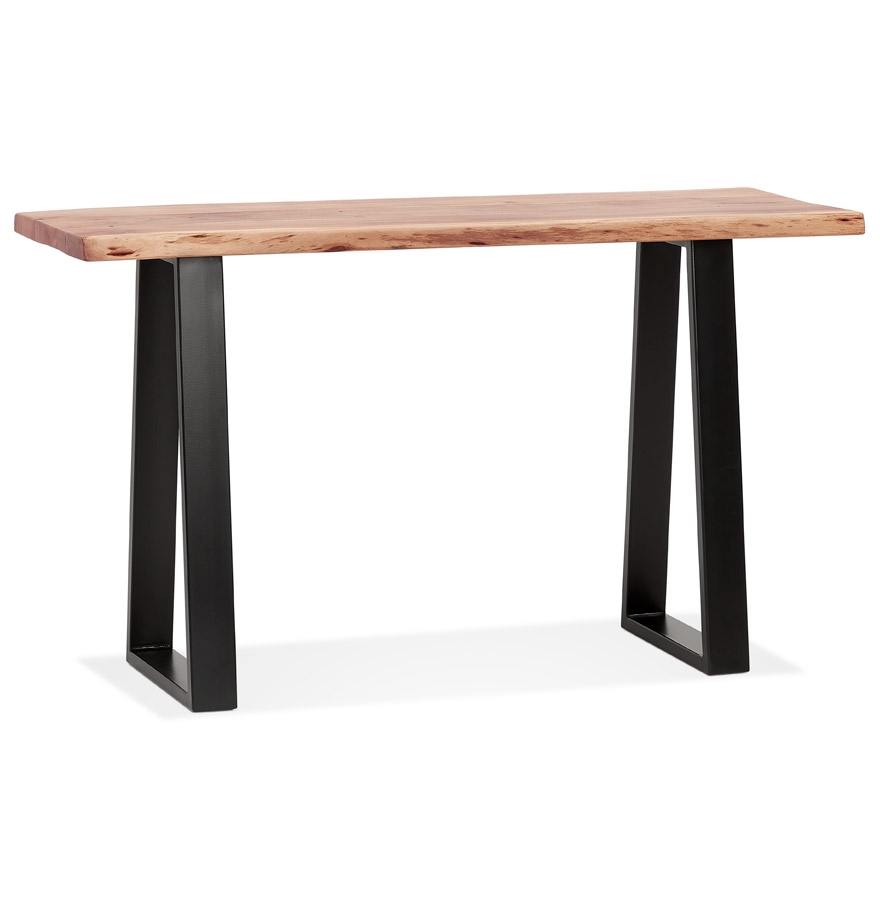 Consola de estilo industrial 'RAFA CONSOLE' de madera maciza y metal