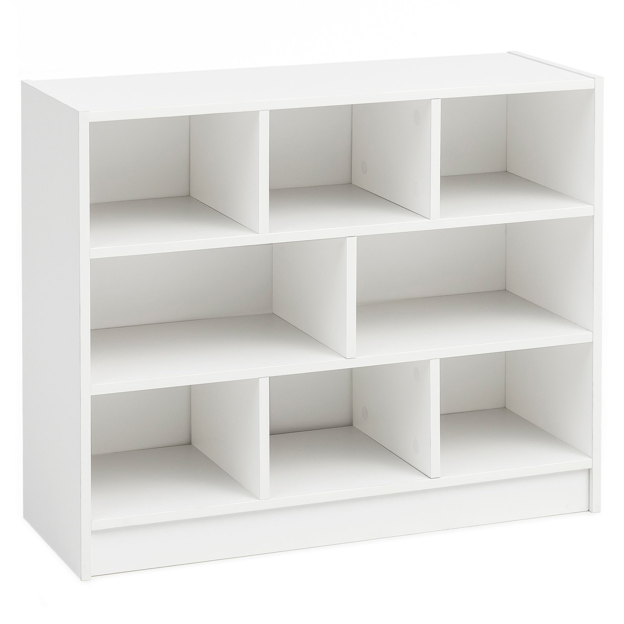 Librería blanco 80x68,5x29,5 cm estante de pie estante modern