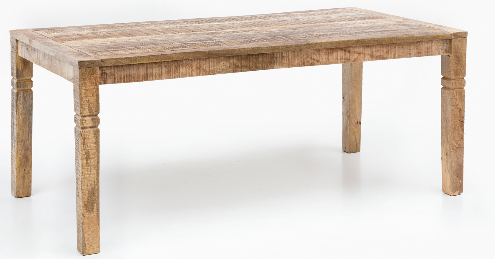 Mesa de comedor rustica 120 x 70 x 76 cm mango sólido-madera