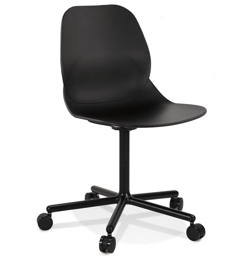 Alterego Silla de oficina MAGELLAN Color de la montura Negro Asiento Negro