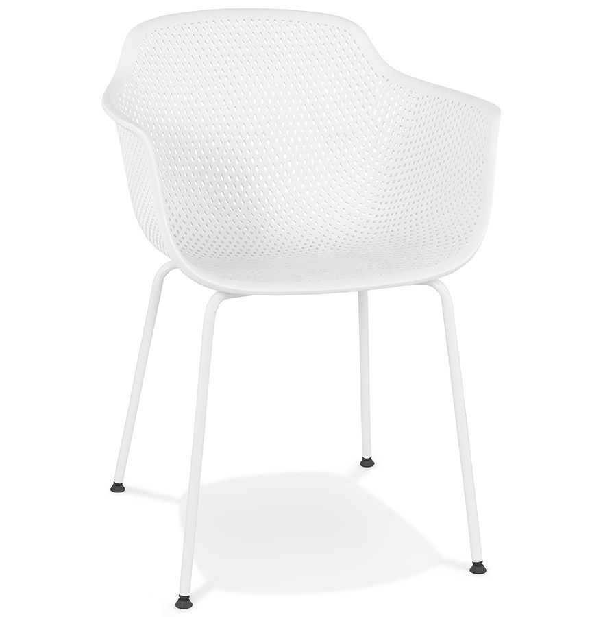 Alterego Sillón DRAK Color Montura Blanco Asiento Blanco