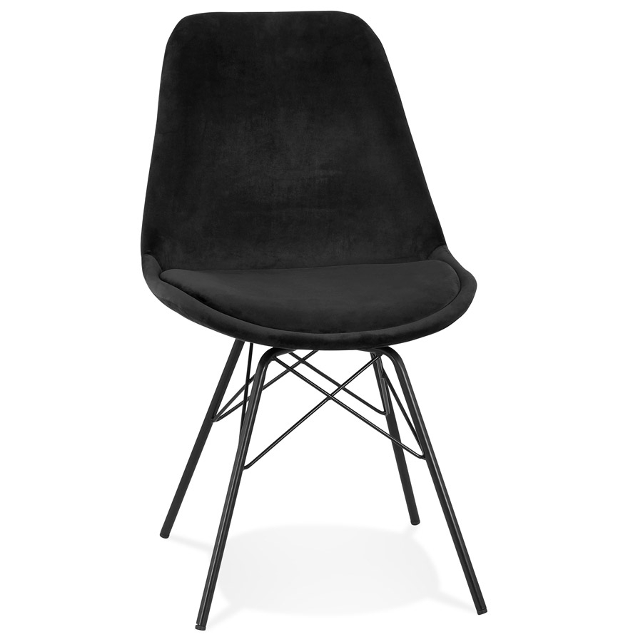 Alterego Silla ZAZY Color de la montura Negro Asiento Negro