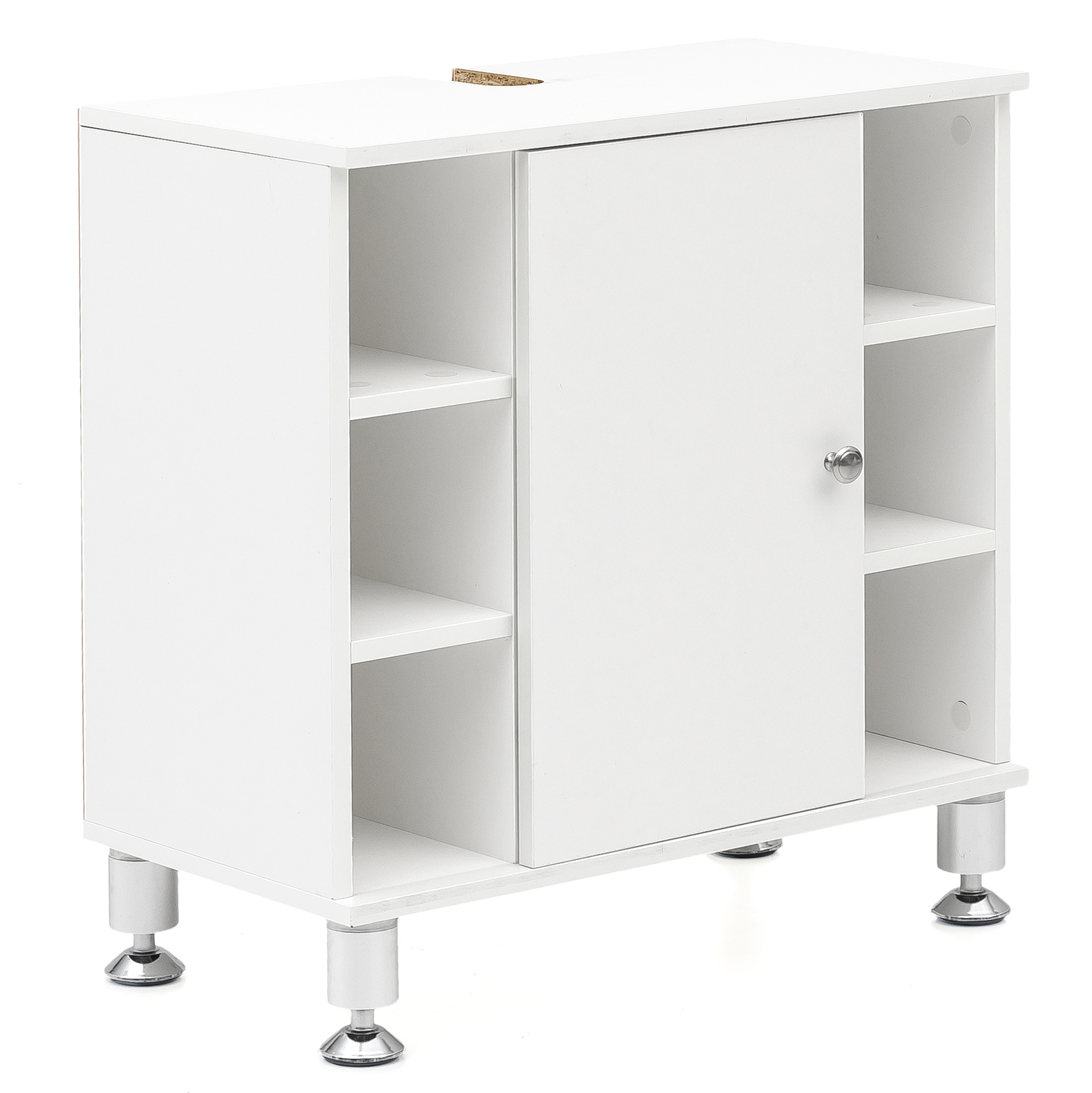 60 x 64 x 32 cm mueble de baño blanco con puerta