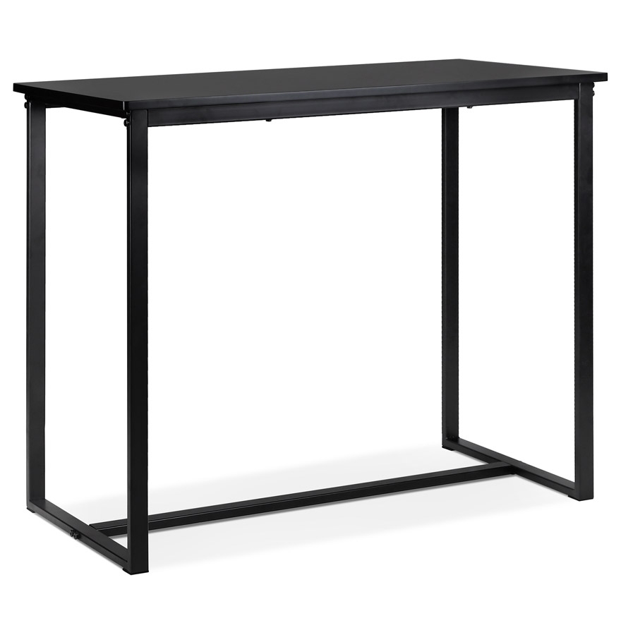 Comedor de pie/ Mesa alta 'MINERVA' de madera y metal negro - 120x60 cm