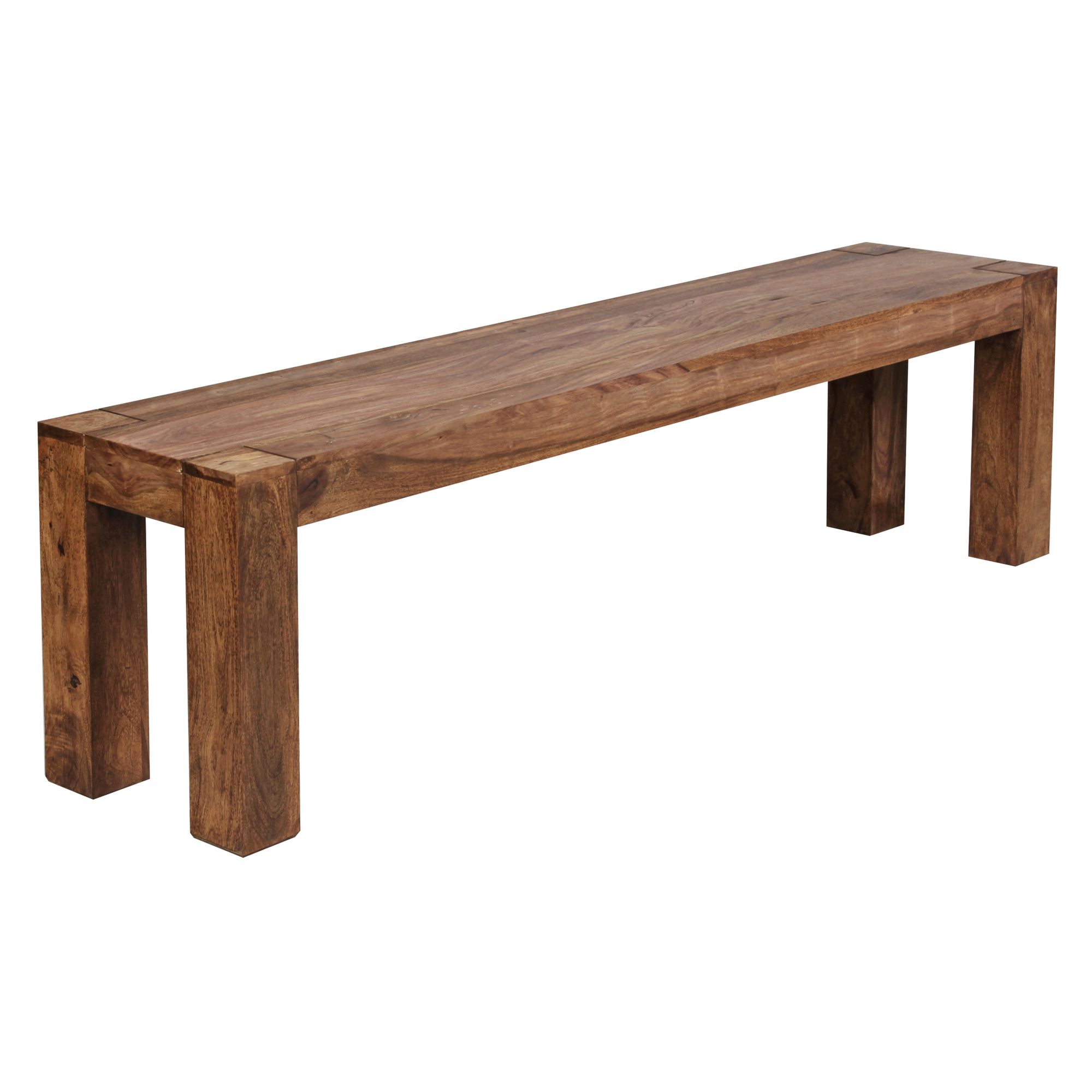 Banco de comedor mumbai madera maciza sheesham 160 x 45 x 35 cm banco de madera producto natural banco de cocina de estilo rústico