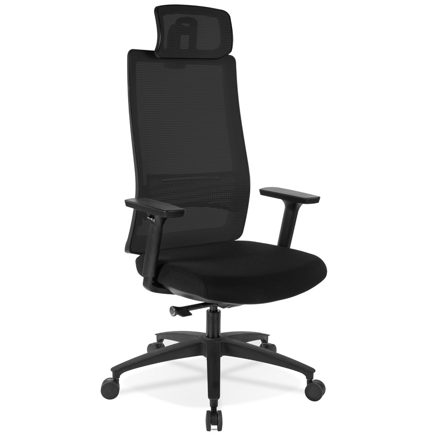 Alterego Silla de oficina OXFORD Color de la montura Negro Asiento Negro