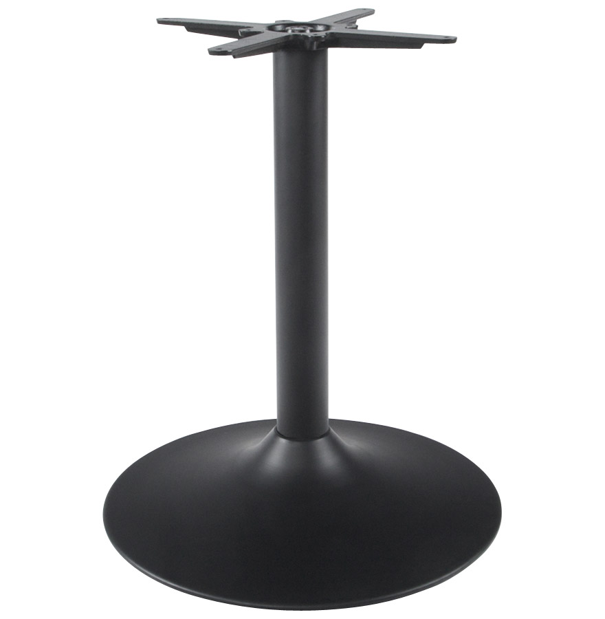 Pata de mesa 'BLAK' 75 de metal negro