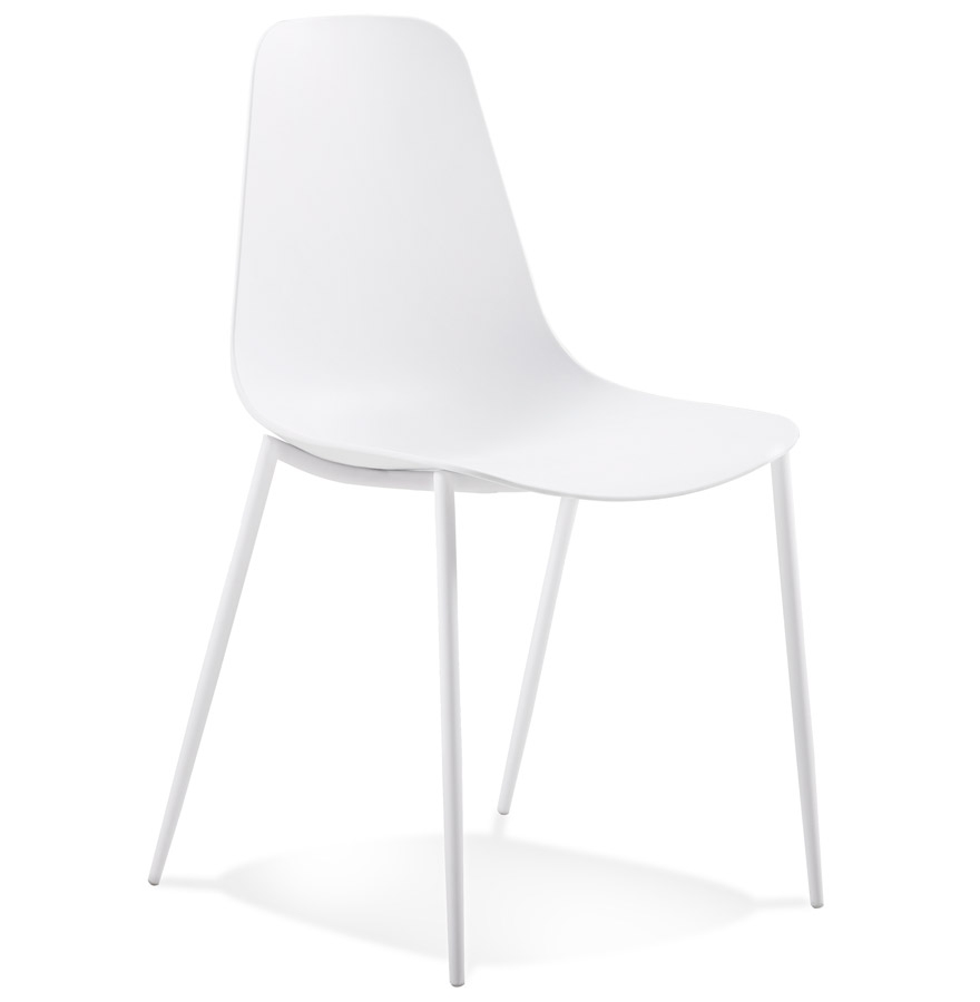 Silla Alterego FELIZ color montura blanco asiento blanco